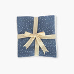 Set 3 prosoape muselina 35x35 pentru bebelusi ambalate cu panglica