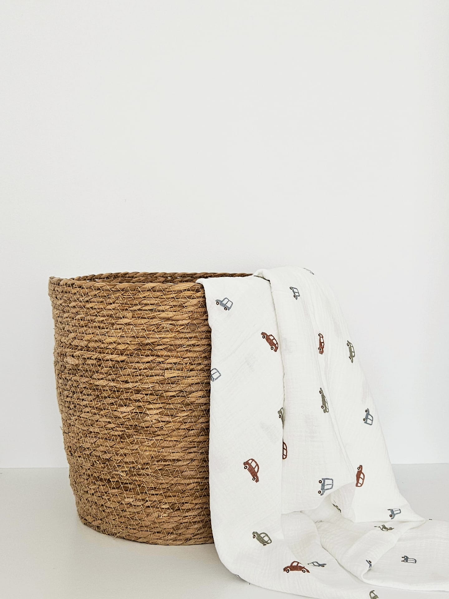 Paturica muselina bumbac 70 x 90 cm Baby Cars