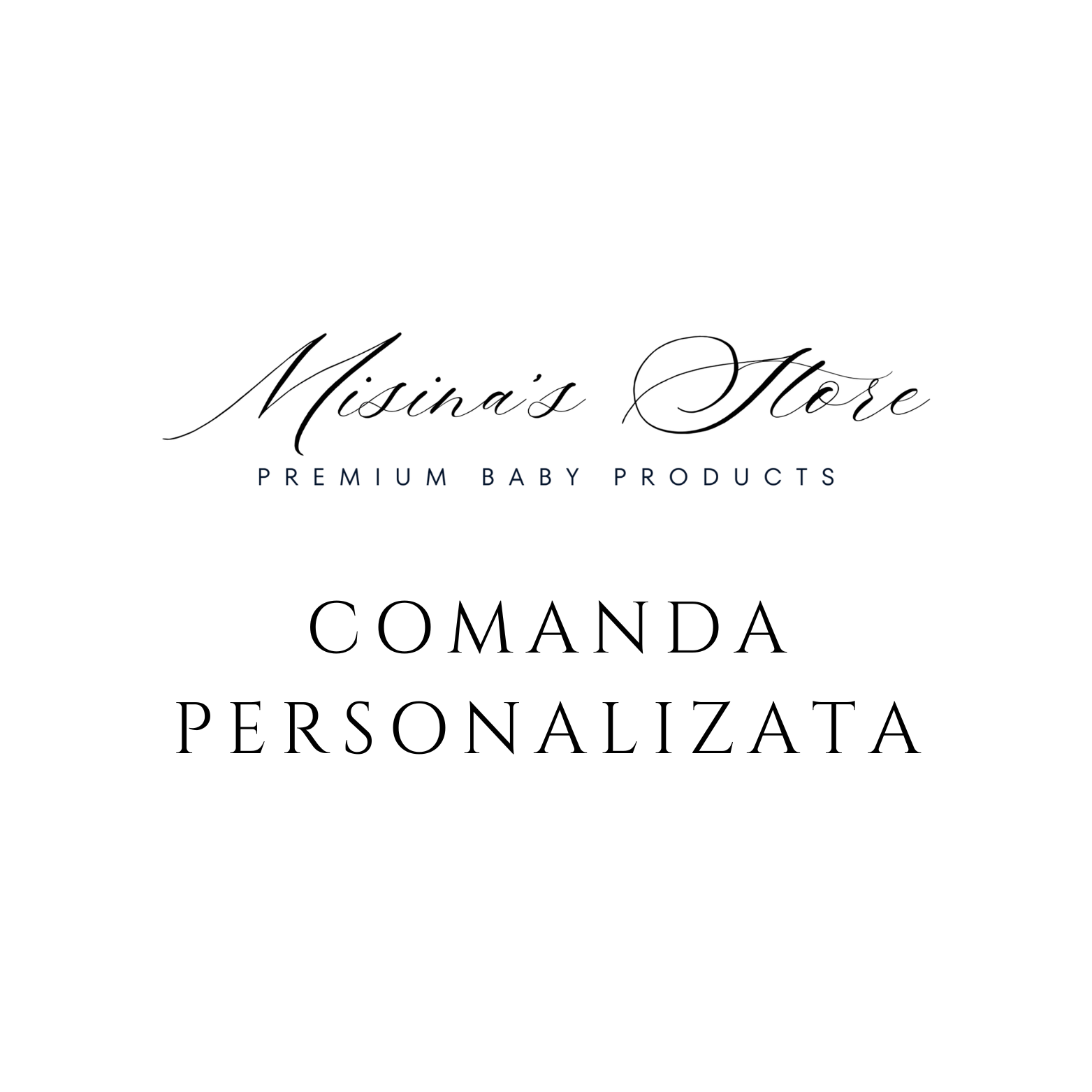 Comanda personalizata MISINA pentru produse de bebelusi
