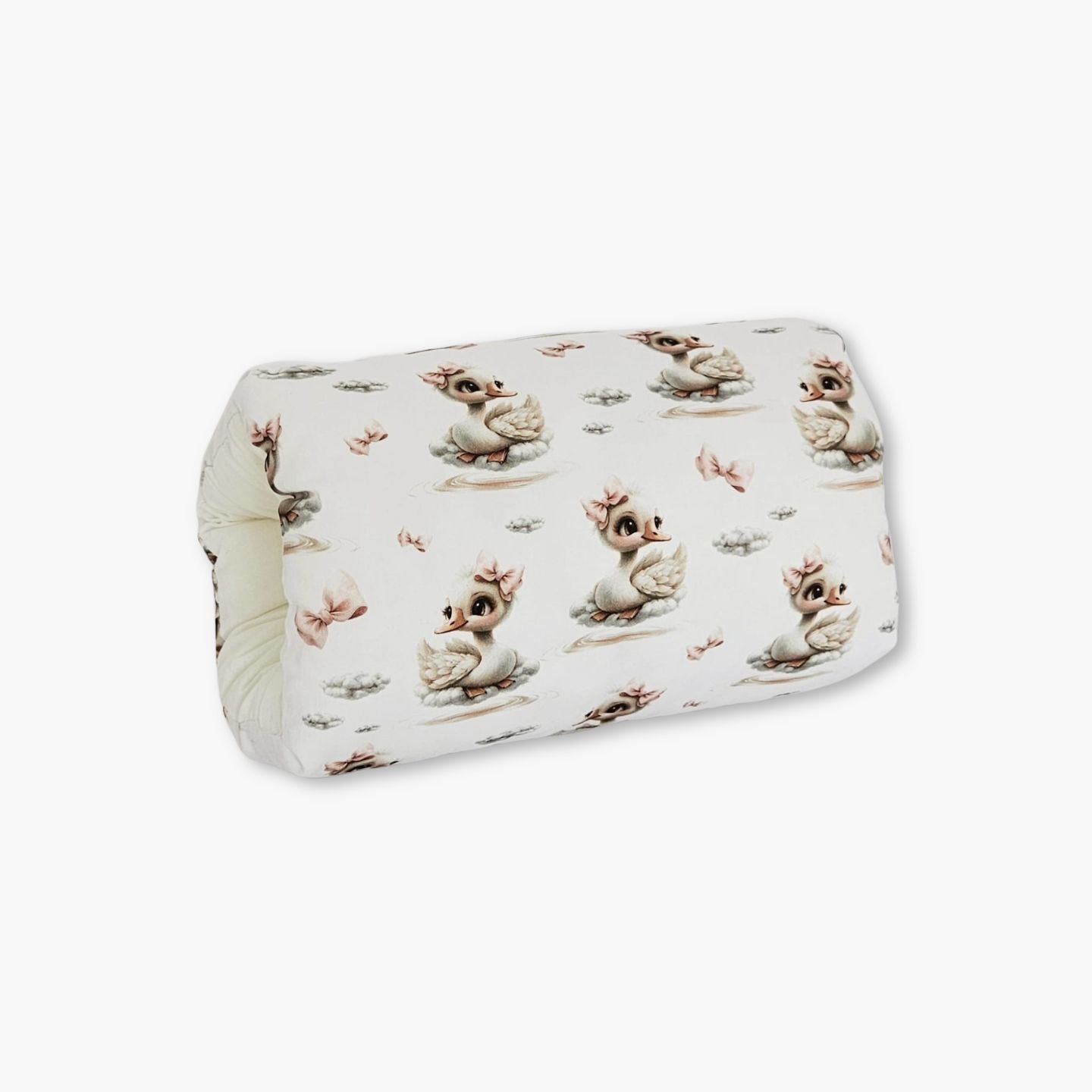 Manson de alaptare din bumbac 100%, model Swan, accesoriu confortabil pentru alaptare, realizat manual de Misina’s Store
