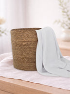 Muselina din bumbac 100% pentru bebelusi, culoare Uni Optic White