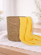 Muselina din bumbac 100% pentru bebelusi, culoare Uni Soft Yellow