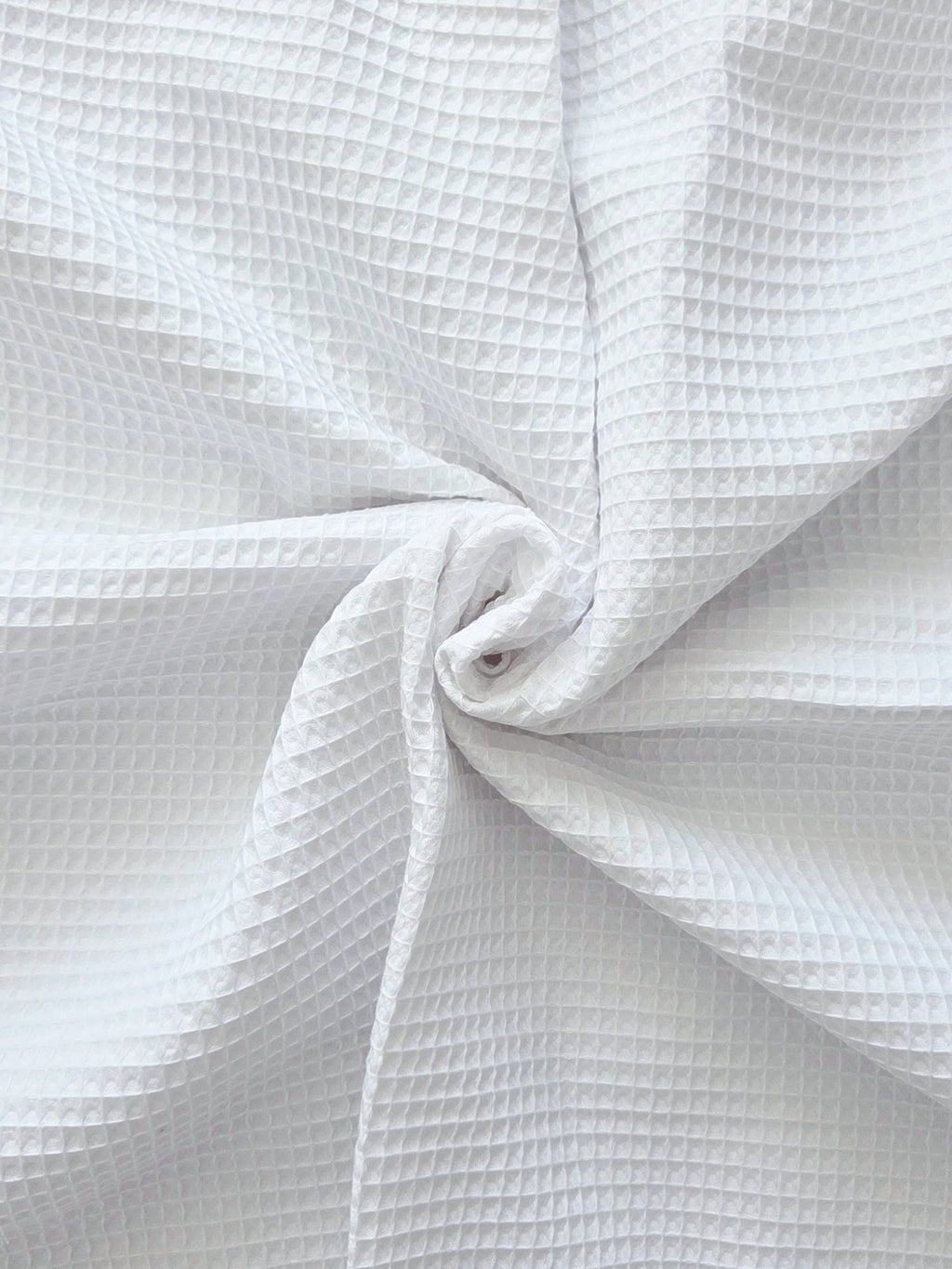 Prosop de baie din bumbac 100% waffle pentru bebelusi, culoare White