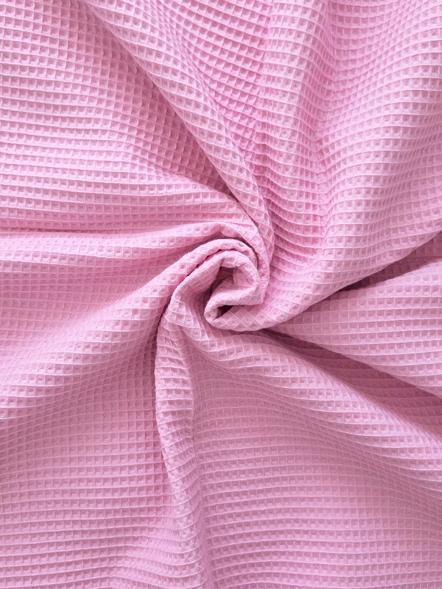 Detaliu textură waffle 100% bumbac Oeko-Tex, culoare rose, prosopel bebeluși Misina's Store