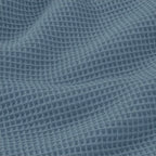 Detaliu textură waffle 100% bumbac Oeko-Tex, culoare stone blue, prosopel bebeluși Misina's Store
