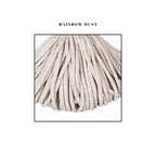 Fir textil de culoare rainbow dust, gros si moale, ideal pentru cosuri crosetate premium pentru bebelusi. Textura densa si uniforma, potrivita pentru produse handmade de calitate.