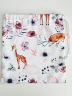 Saculet gradinita 25x30 din bumbac cu imprimeu Bambi, realizat de Misina's Store – vedere completa