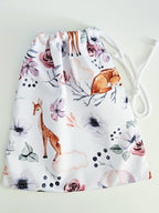 Saculet gradinita 25x30 cu imprimeu Bambi, utilizat pentru gradinita, realizat de Misina's Store